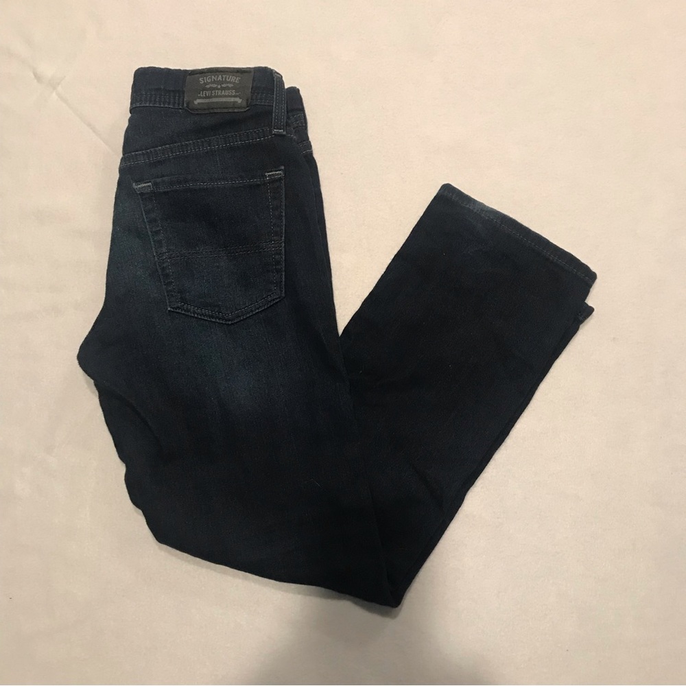 Signature Levi Stratus jeans, boys, 12 regular, elastic waist